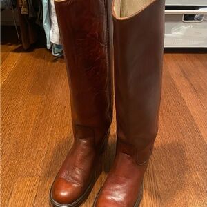 Frye Women's Heeled Boots in Rich Brown